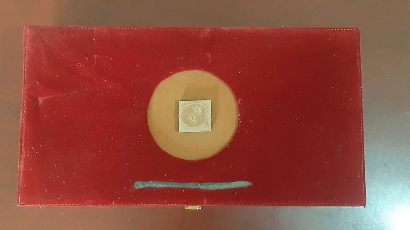 2 Velvet Boxes for gift packing / jewellery