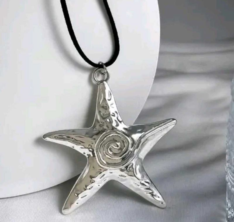 Y2k Starfish Pendant Necklace