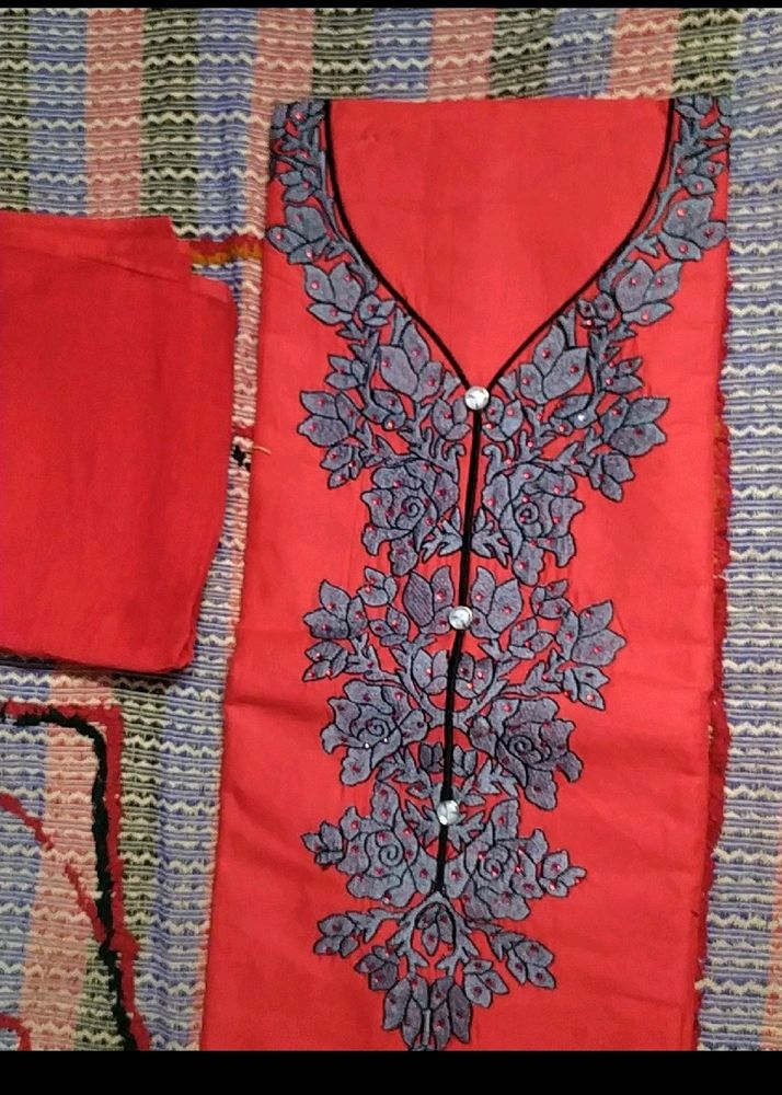 Unstitched Red Suit