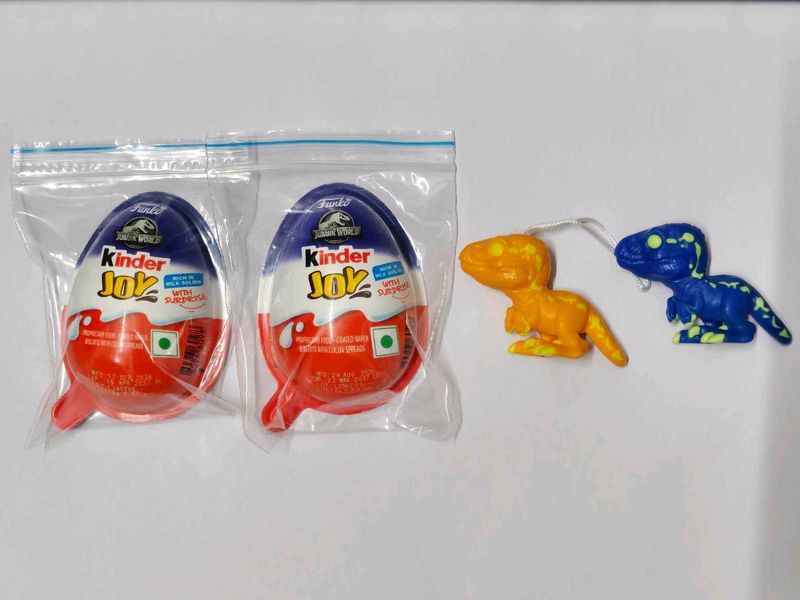 Kinder Joy Jurassic World Toys - 2 Pack