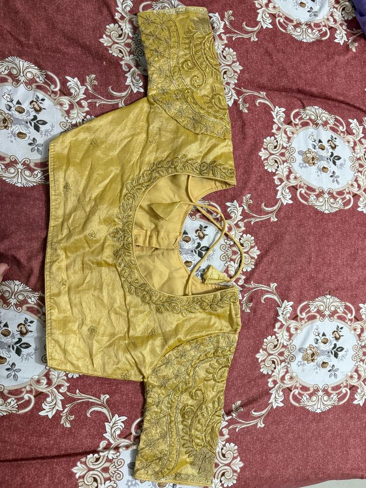 Gold Embroidered Blouse