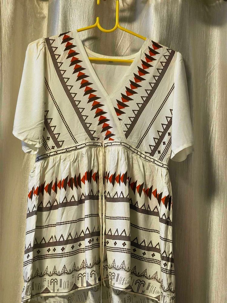 white boho style top