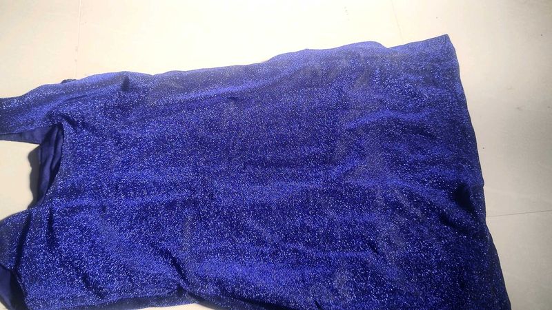 Sparkling Royal Blue Saree