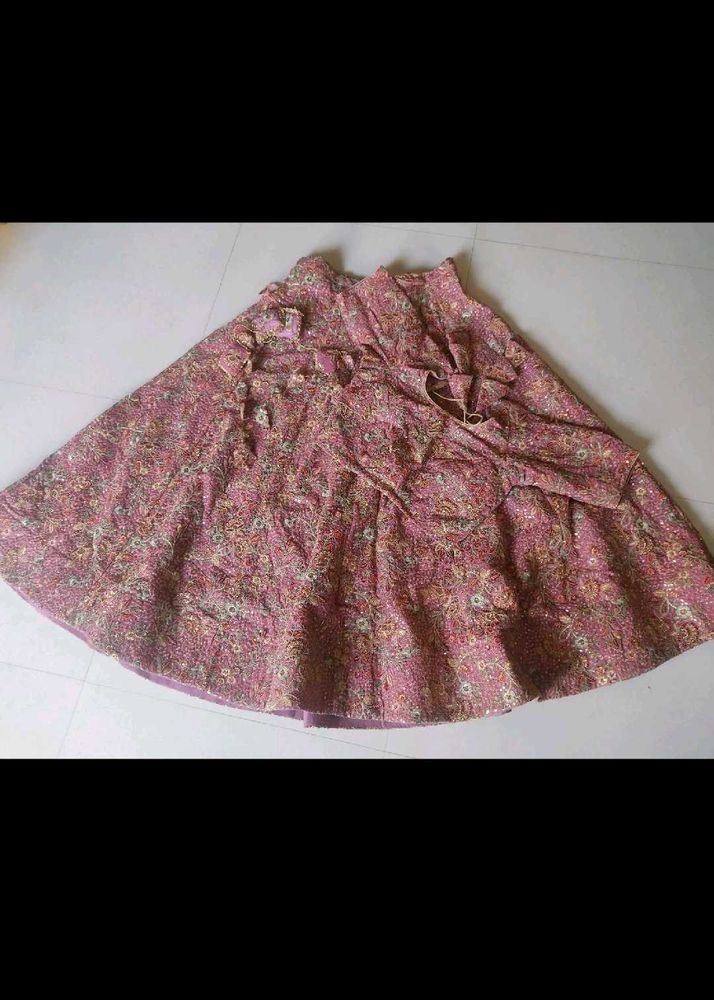 Floral Print Skirt