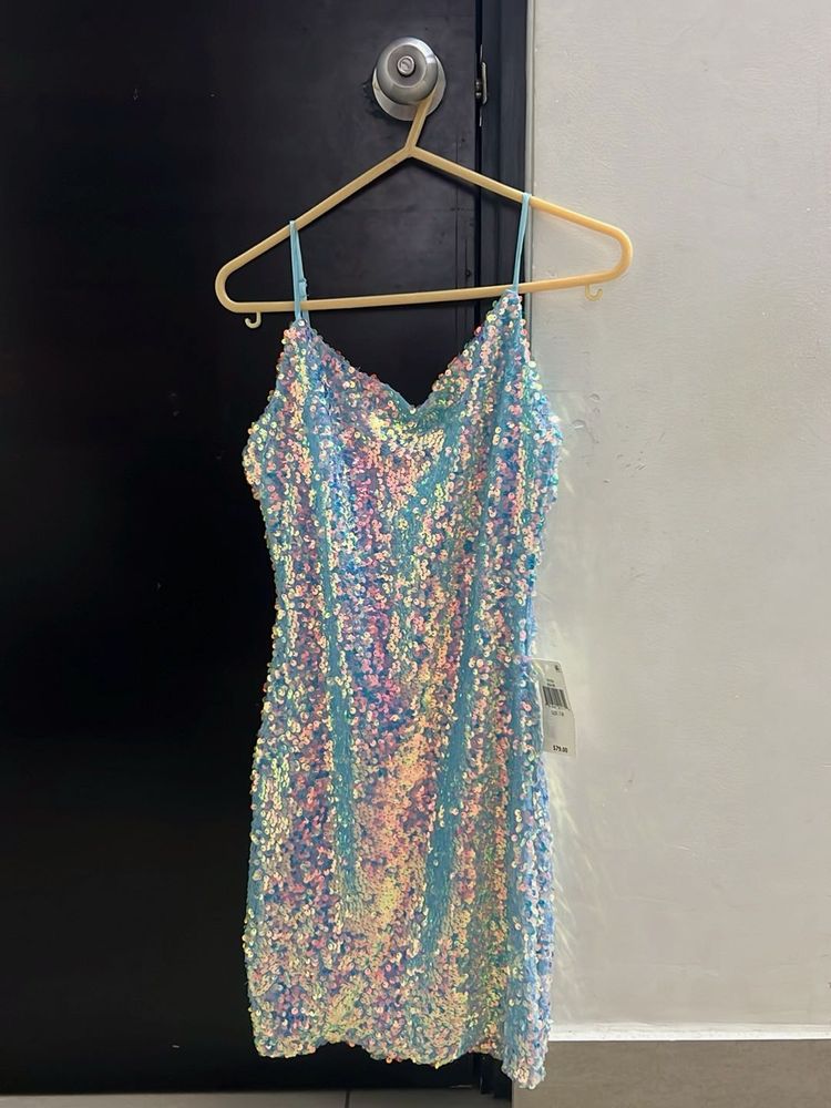 Sparkling Sequin Mini Dress