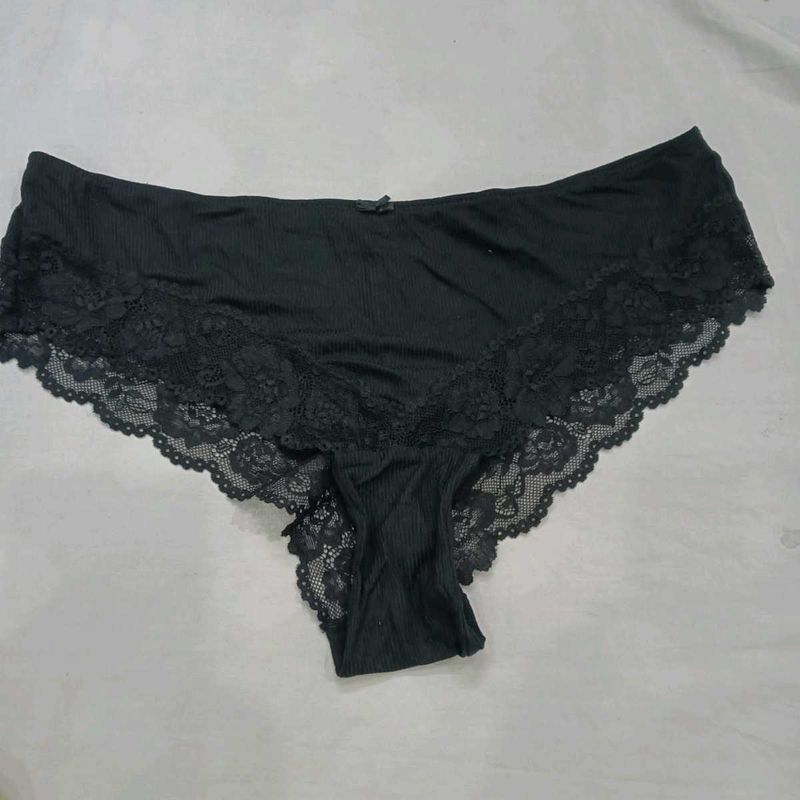 Black Lace🪔 Trim Briefs