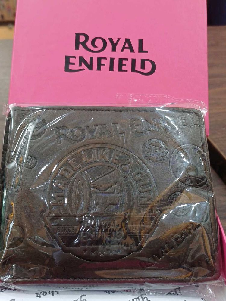 Royal Enfield Leather Wallet Brown