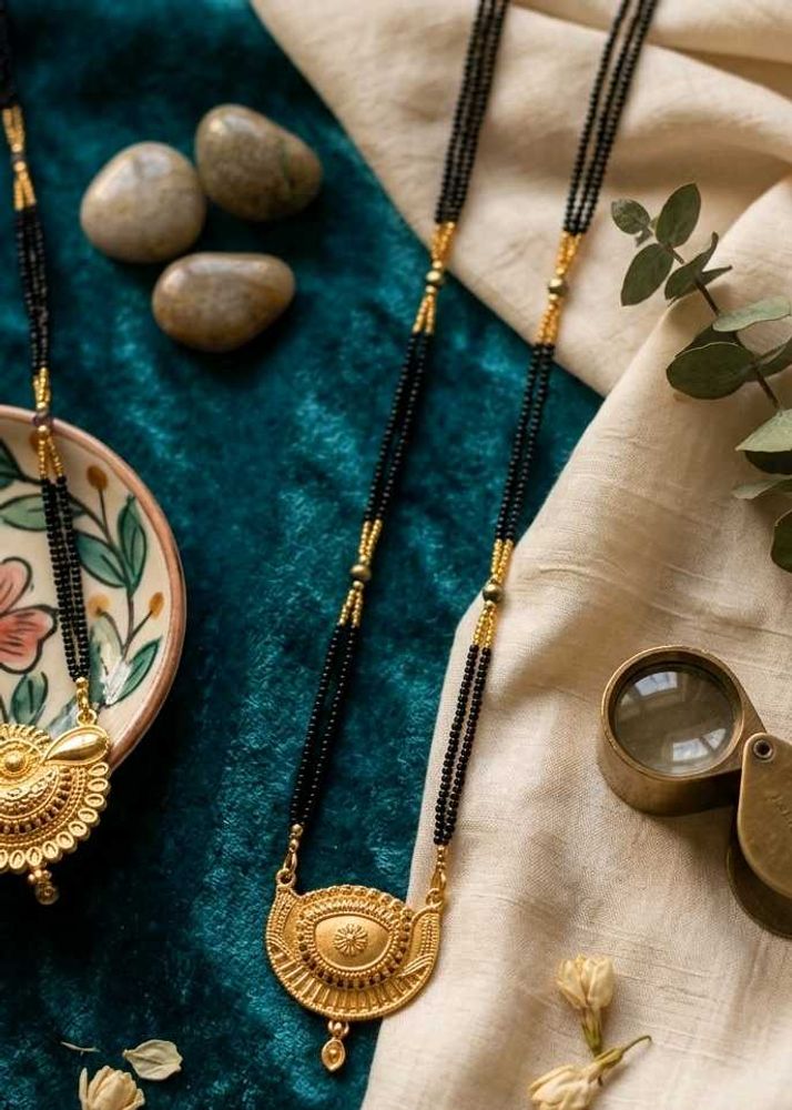 Elegant artificial Gold Mangalsutra