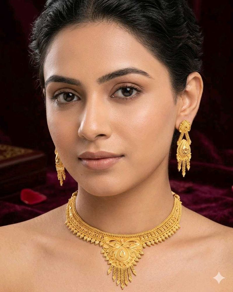 Golden Jewellry set