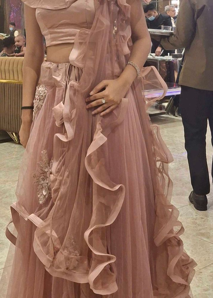 Beautiful Pink Lehenga Choli Set