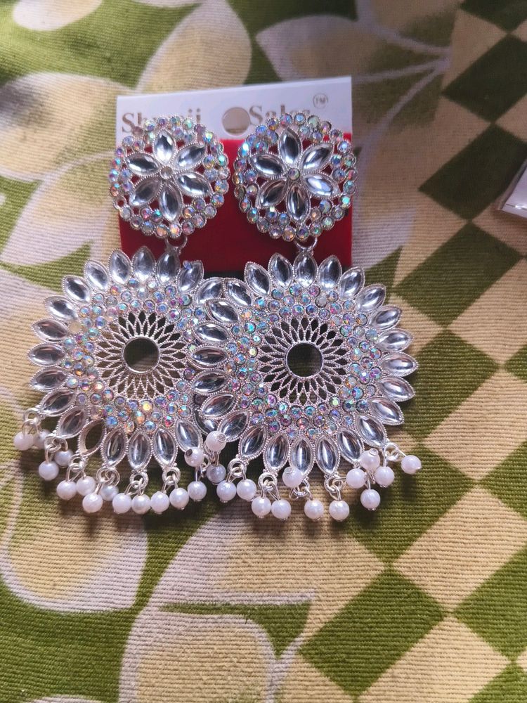 festive specal big round shape earrings