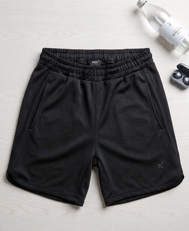 HRX Black Athletic Shorts