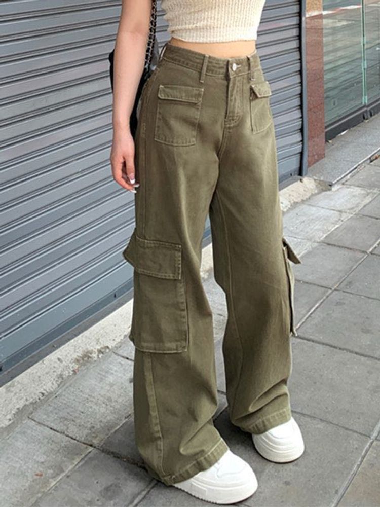 Olive Green Cargo Pants