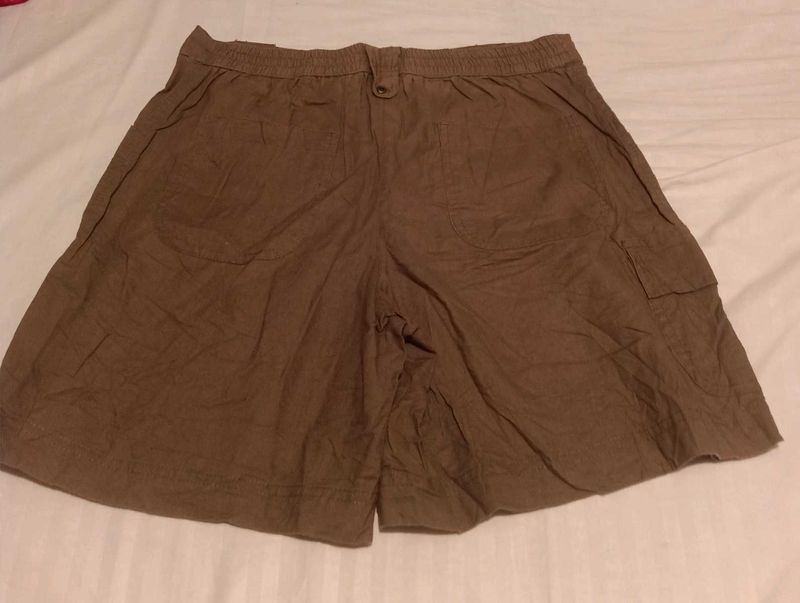 Brown Cargo Shorts