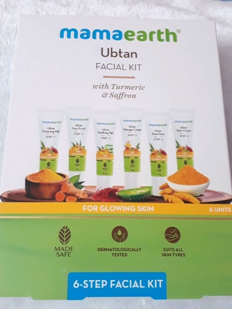 Mamaearth Ubtan Facial Kit with Turmeric &amp; Saffron