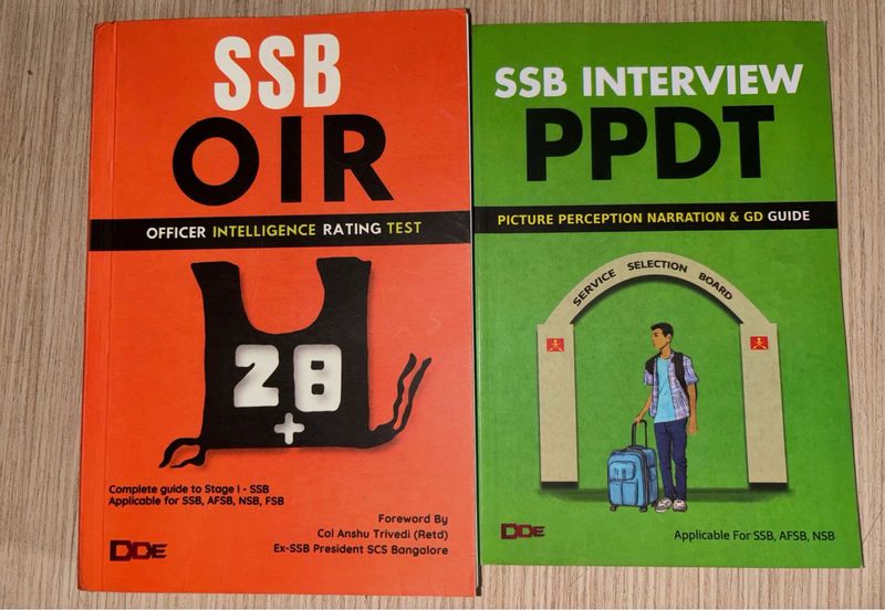SSB OIR &amp; PP&amp;DT Interview Books