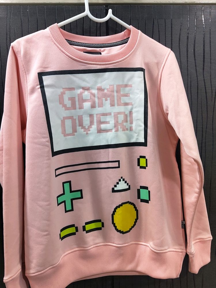 Sweatshirt - Baby Pink Colour