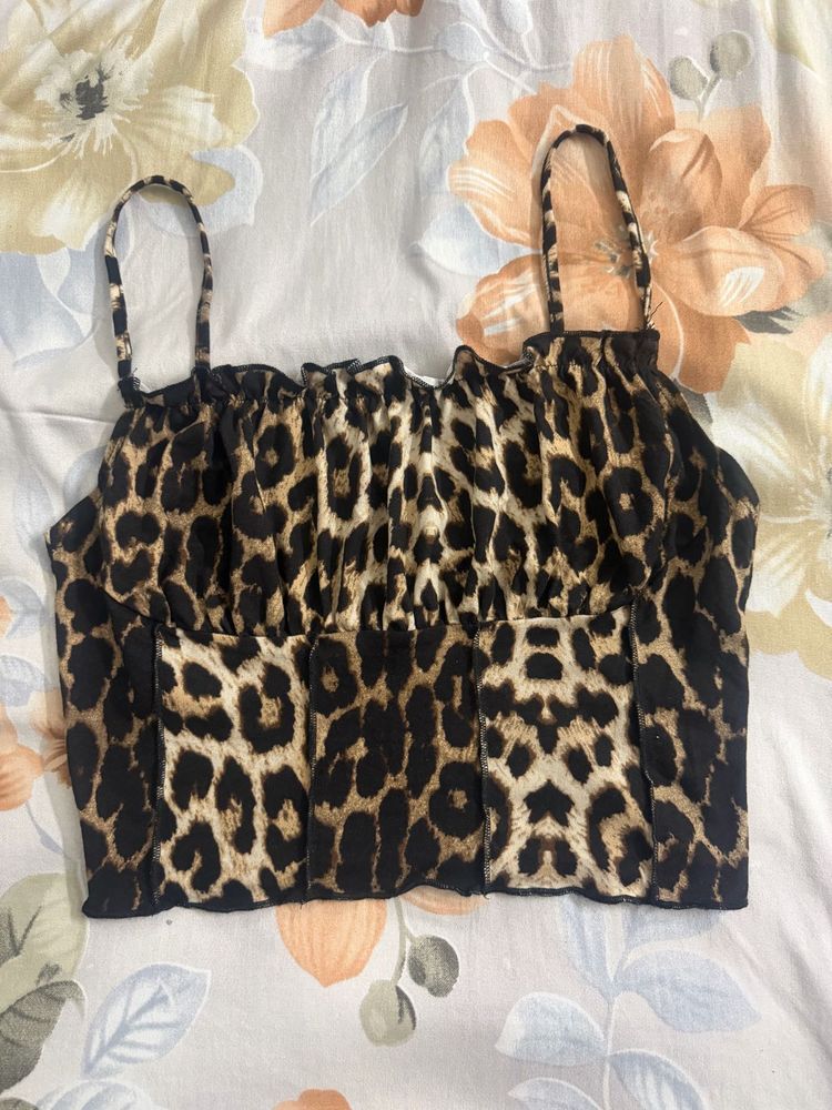 Leopard Print Camisole Top
