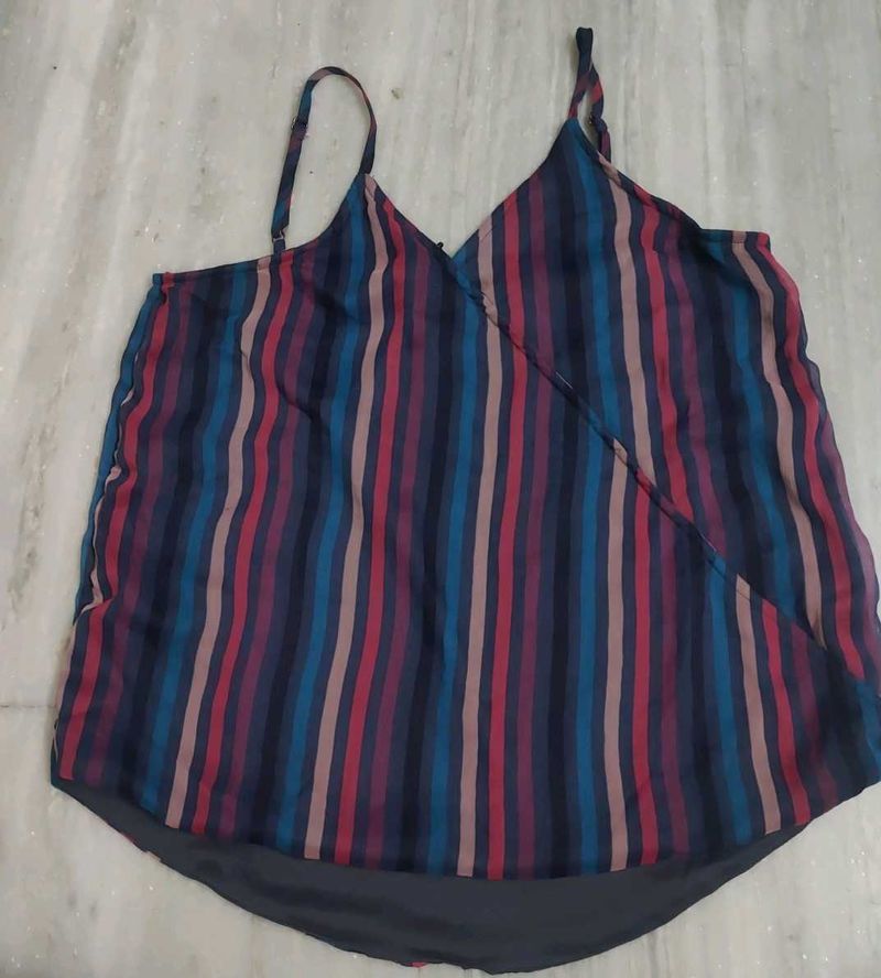 Chic Striped Camisole Top