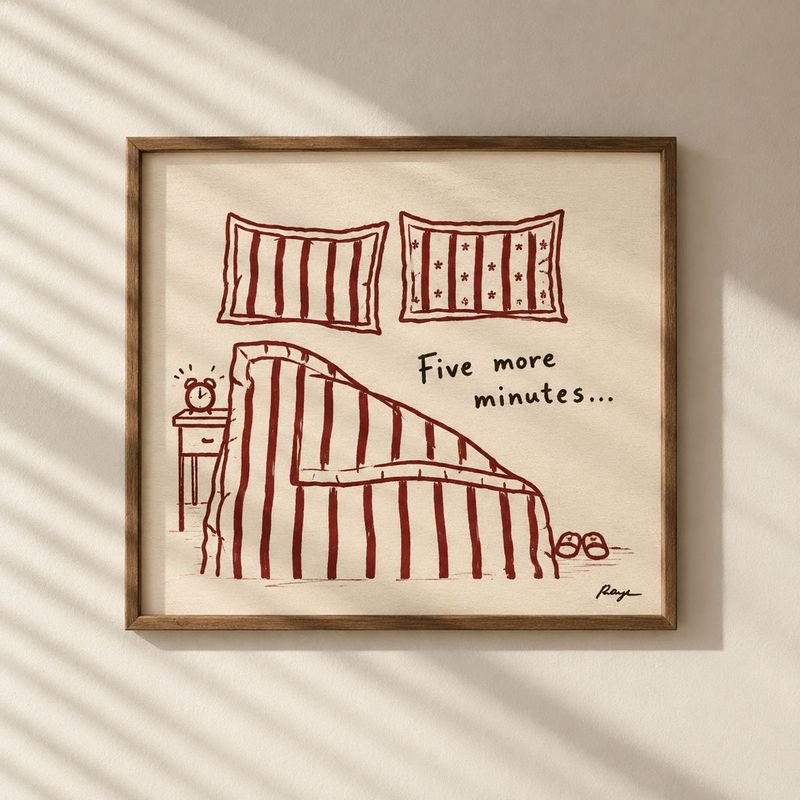 Aesthetic Bedtime Board Painting