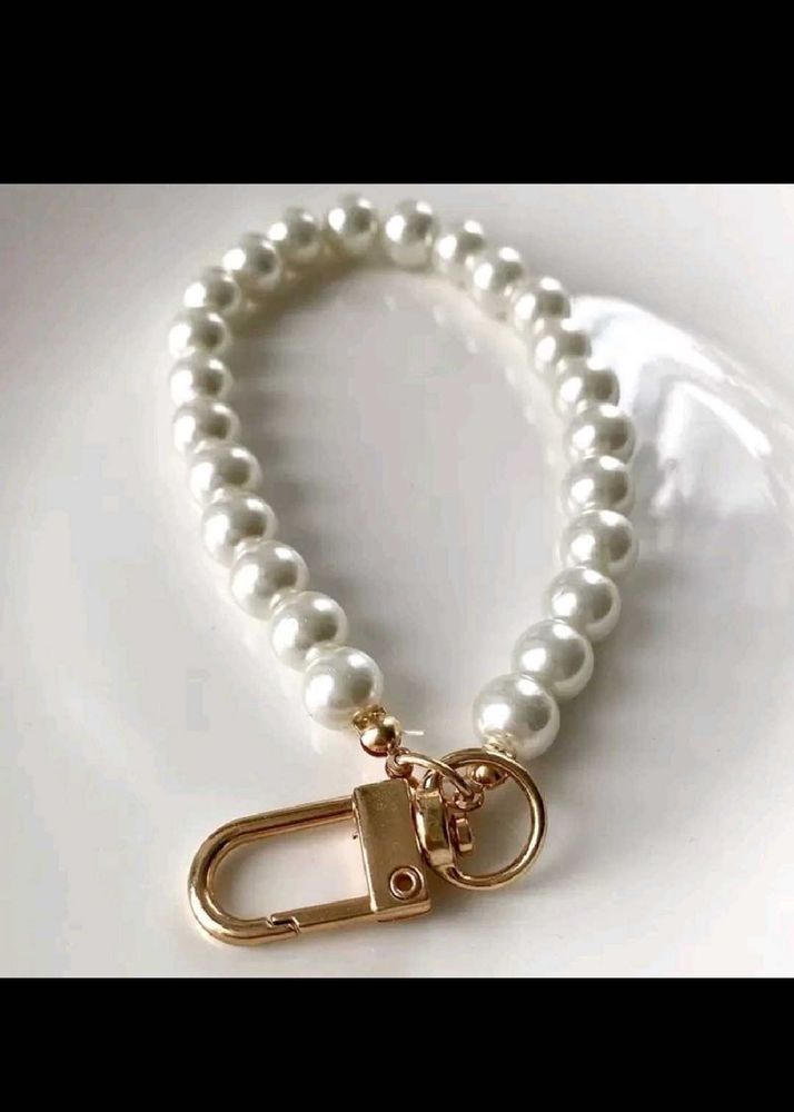 2 Elegant Pearl Bag Charm combo