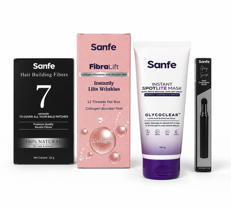 Sanfe Skincare &amp; Hair Building Fiber Set