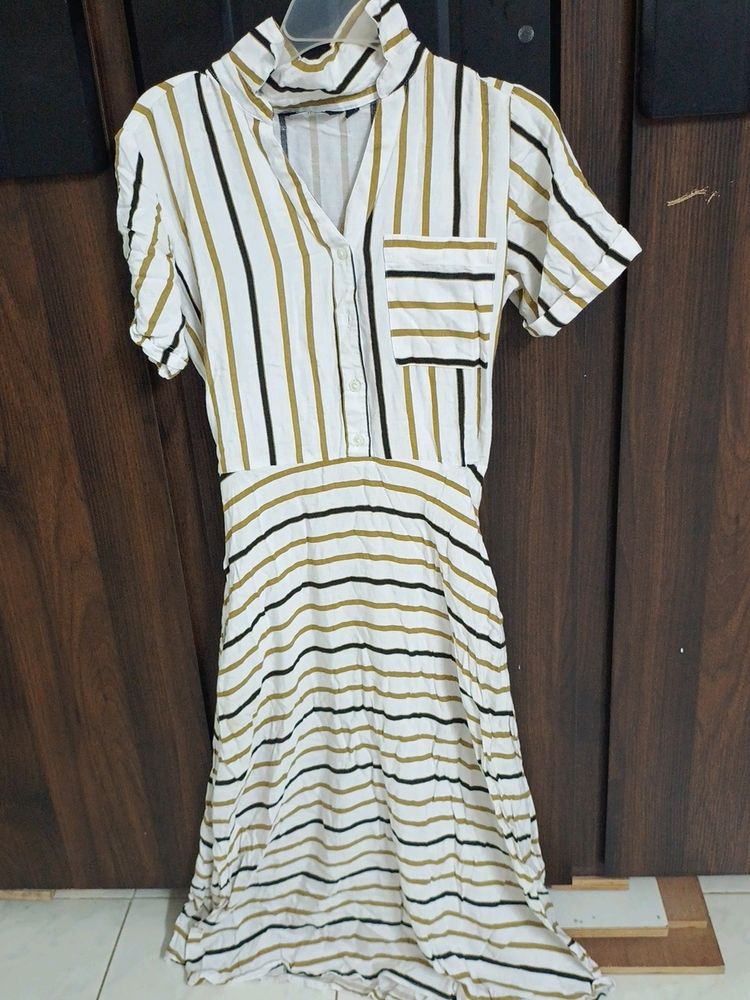 White Colour Beautiful Dress