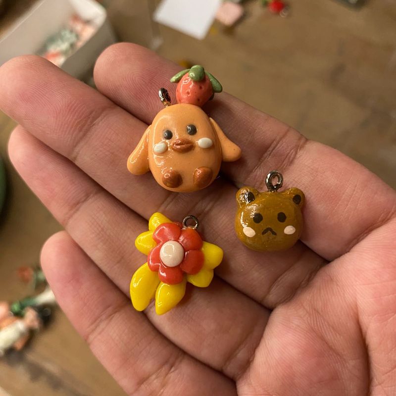 3 phone/bag Charms