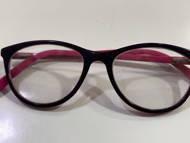 Stylish Black &amp; Pink Eyeglasses (-3.5D cylinder)