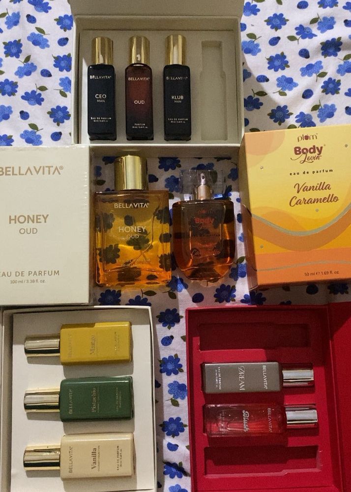 Bella Vita &amp; Plum Perfume Bundle and skincare