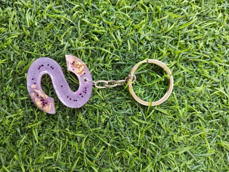 Letter S Keychain