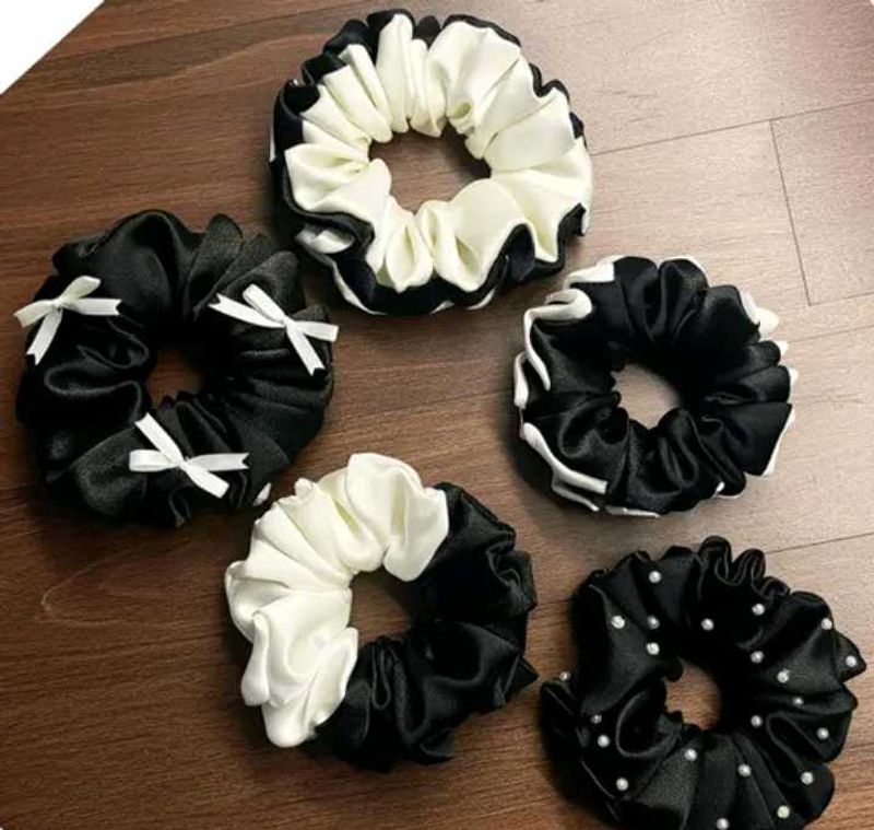 Chic Satin Scrunchie Set