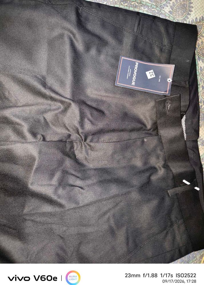 Provogue Black Formal Trousers😍🥰