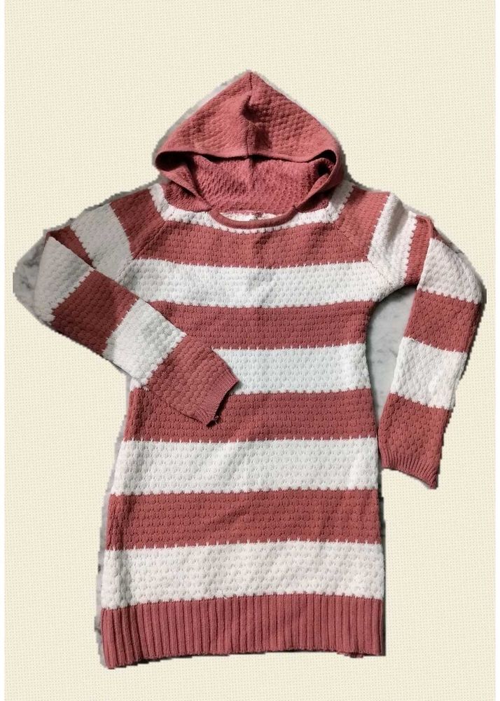 Striped Knit long sweater