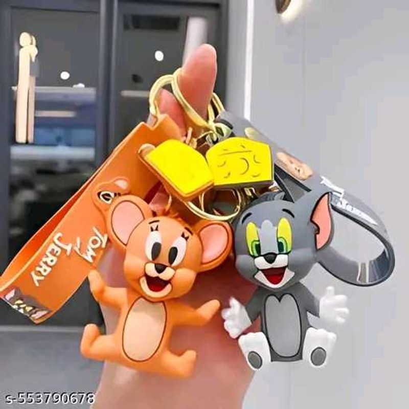 tom and jerry keychain