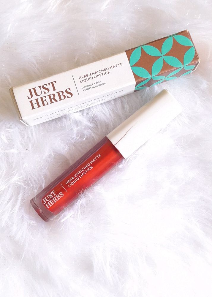 Just Herbs Lipstick (Hibiscus Red)