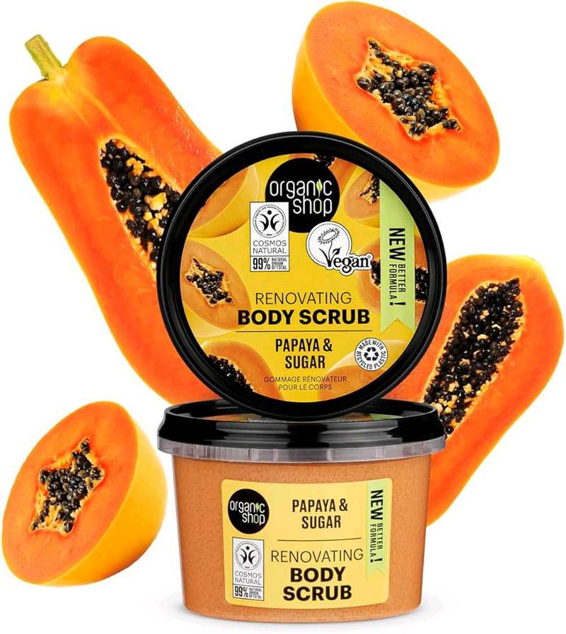 Organic Shop Papaya &amp; Sugar Body Scrub