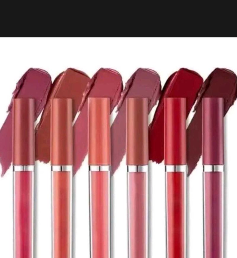Collection of Matte Liquid Lipsticks(6 pieces)
