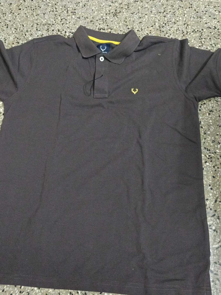 Men's Brown Polo T-Shirt