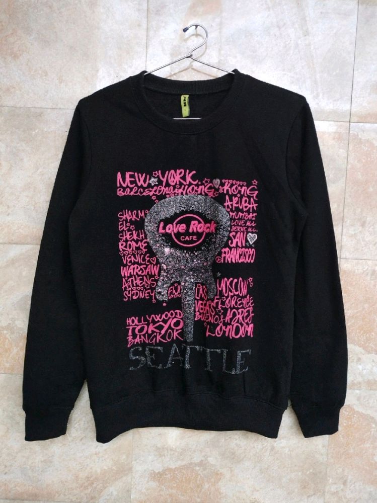 Black New Sweatshirt For Women