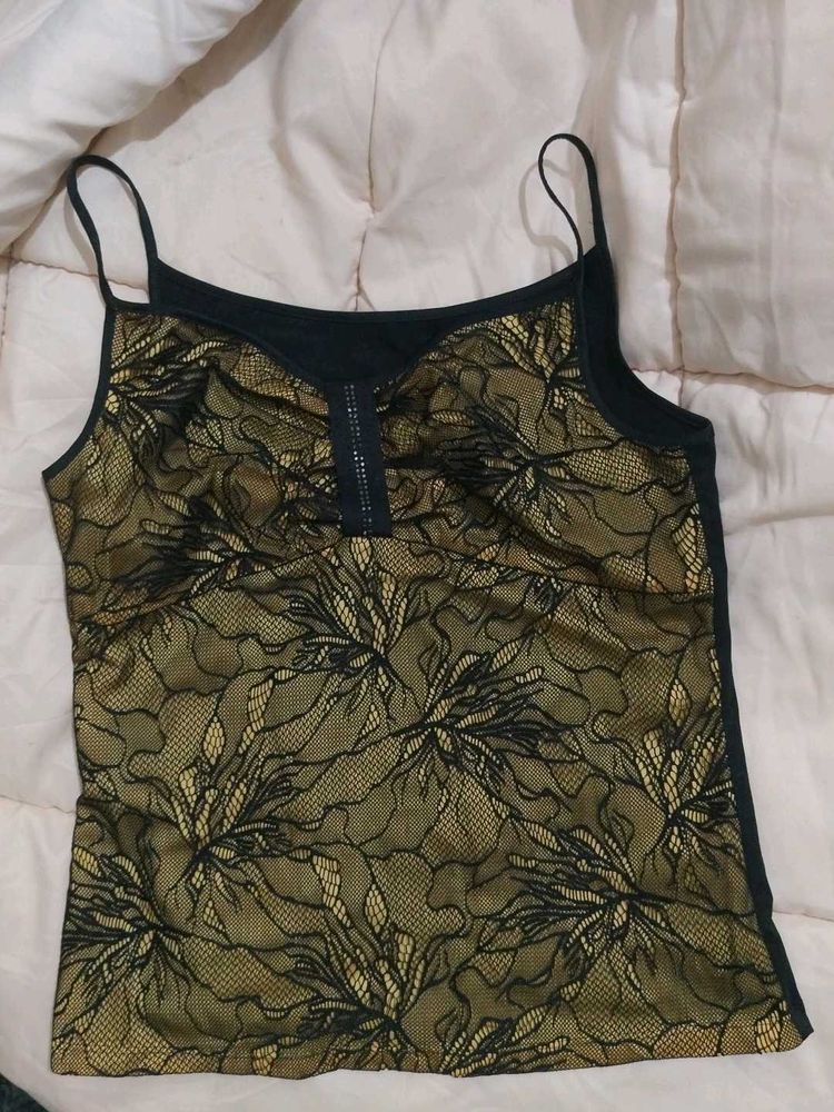 vintage y2k Lace Spaghetti Strap Top