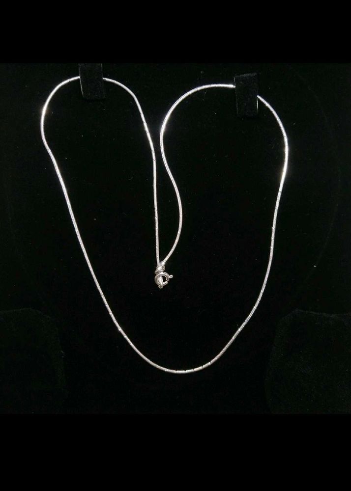 Elegant 925 Silver Chain Necklace