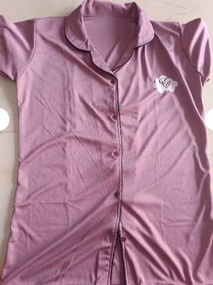 Soft Lavender Pyjama Top