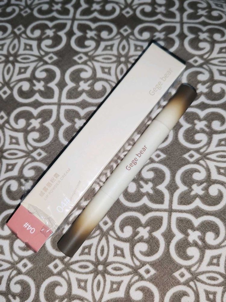 Gege Bear Lip Powder Cream Lipstic make up 💋