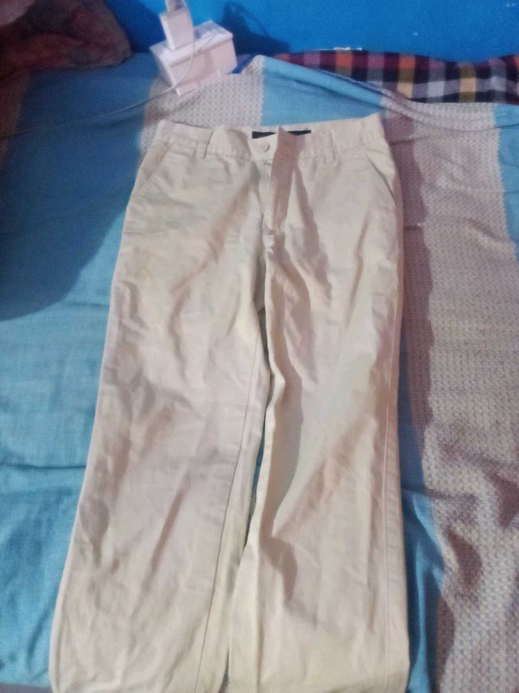 Neutral Beige Trousers
