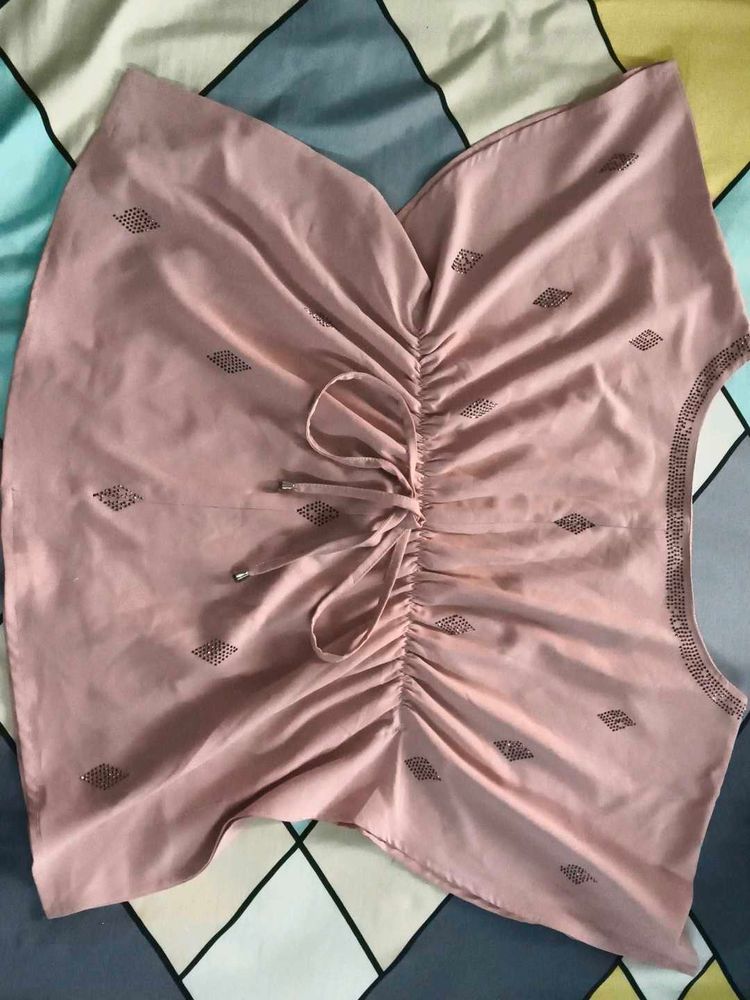 Elegant Pink stylish top with Embellishments