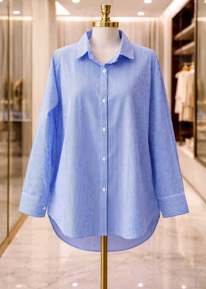 Striped Blue Shirt
