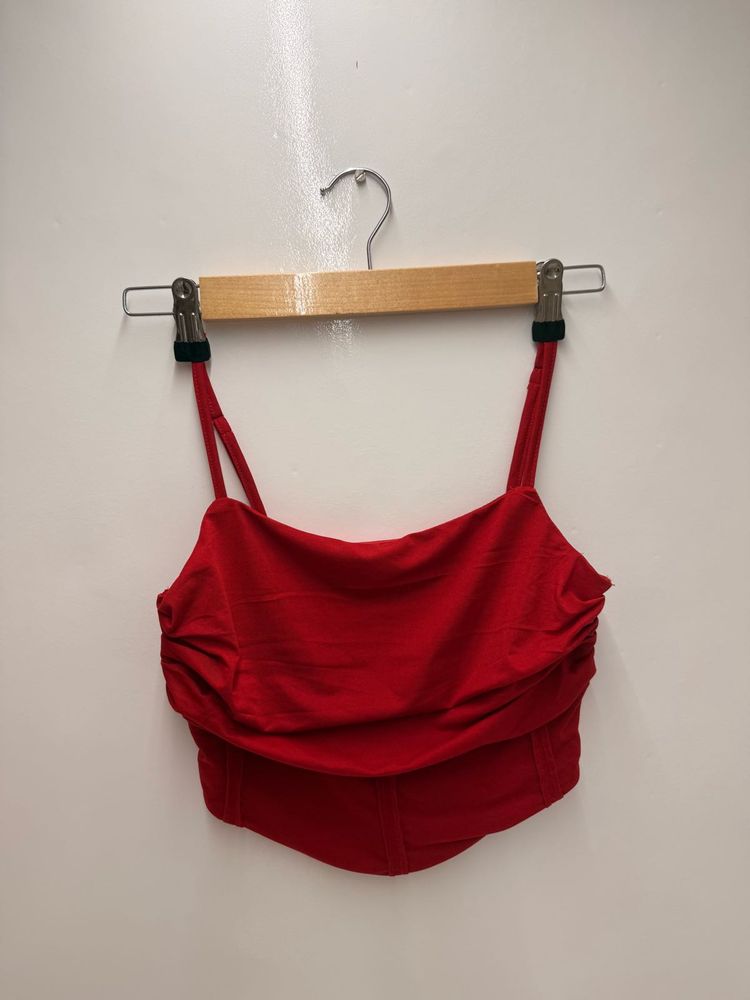 ❗️Chic Red Corset Top❗️