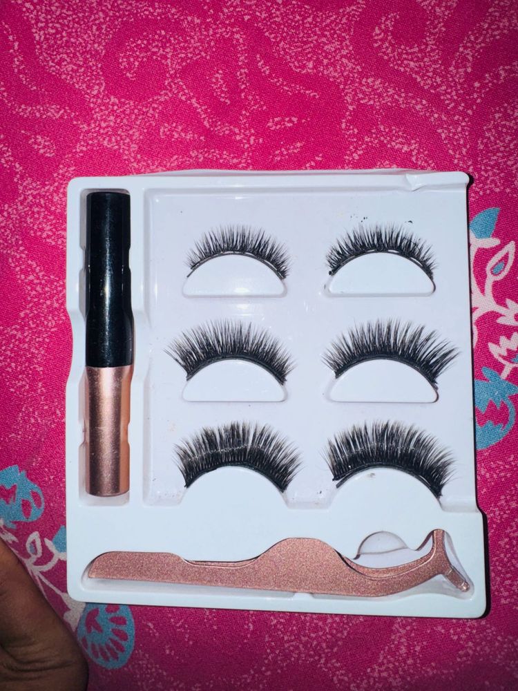 2 Combo EyelashesVibrant Eyeshadow Palette