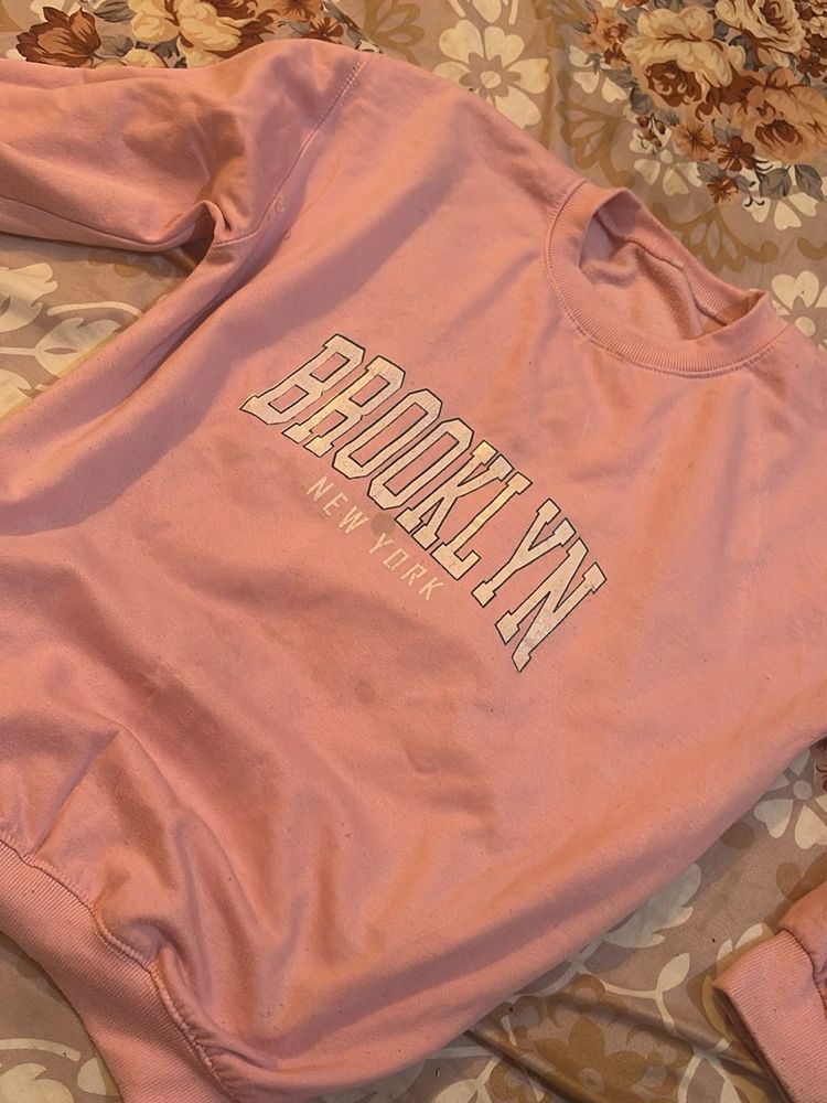 Pink Brooklyn New York Sweatshirt